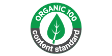 Organic Content Standard 100 products are made with at least 95% organically grown materials.