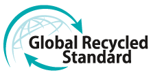 Global Recycled Standard products are made with at least 50% recycled content and meet social, environmental, and chemical requirements.