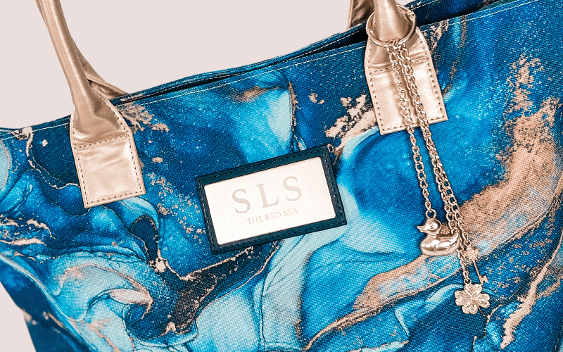SLS Red Sea Beach Bag with Bag Charm