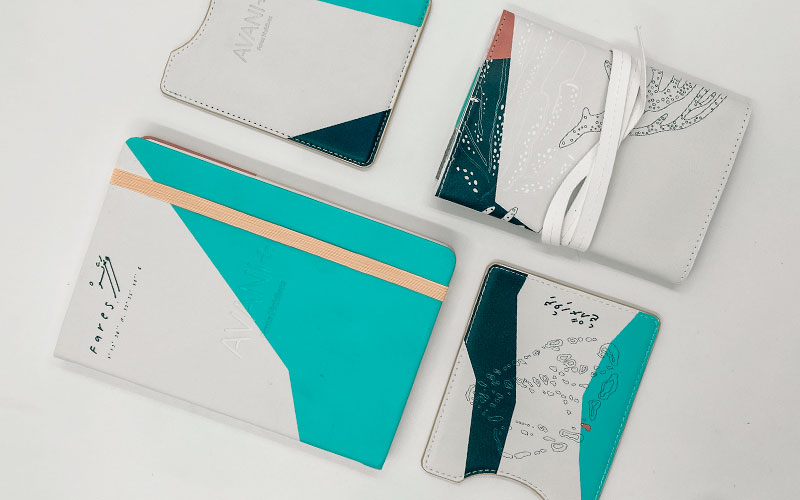 Avani+ Fares Notebook Passport Holder Cable Holder