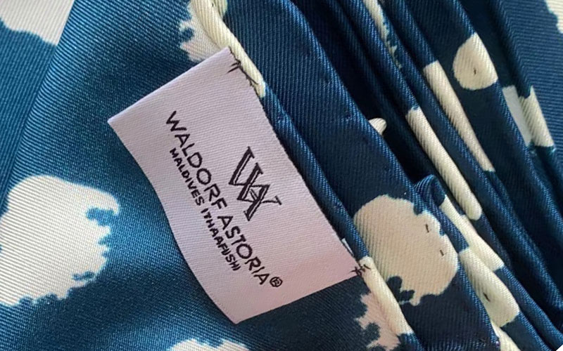 Waldorf Astoria Maldives Ithaafushi Silk Scarf