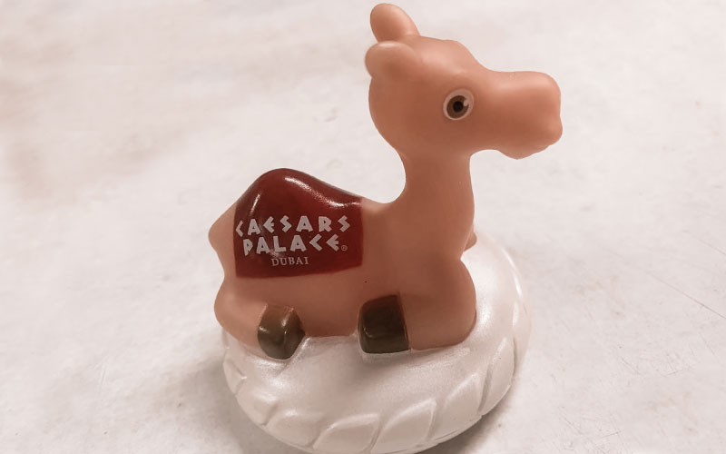 Caesars Palace Rubber Bath Camel