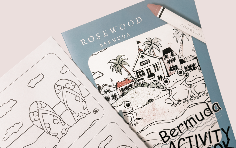 Rosewood Bermuda Colouring Book